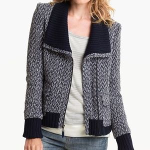 Splendid Margaux Tweed Bomber Jacket- Size Small